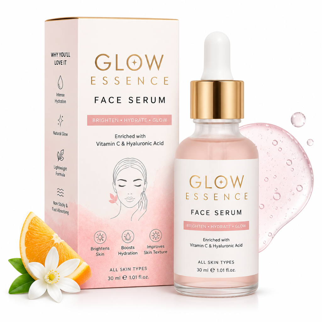 Untitled design (9) Glow Essence Face Serum - Image 1