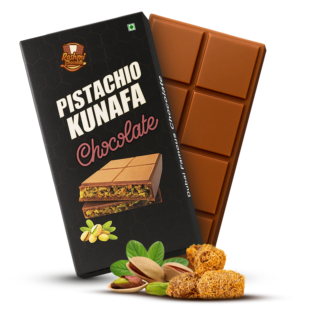 Pistachio Kunafa Chocolate